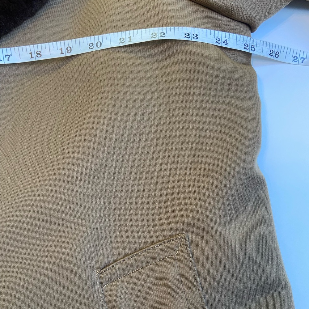 London Fog brown Pea Coat with Dark Brown Faux Fur Collar - Picture 8 of 8